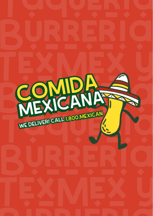 Comida Mexicana Poster Image Preview