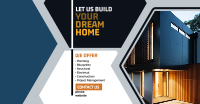 Dream Home Construction Facebook Ad Design