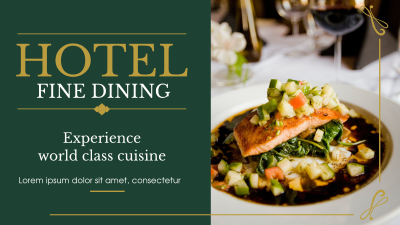 Hotel Fine Dining Facebook event cover Image Preview