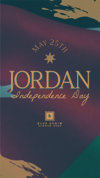 Jordan Independence Flag  Instagram Reel Image Preview