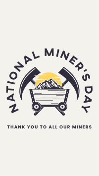 Miners Day Celebration Facebook story Image Preview