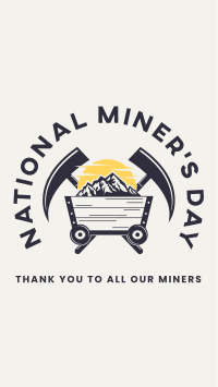 Miners Day Celebration Facebook Story Design