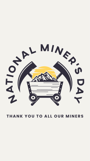 Miners Day Celebration Facebook story Image Preview