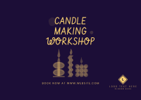 Candle Workshop Postcard Image Preview