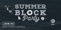 Floating Summer Party Twitter post Image Preview