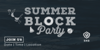 Floating Summer Party Twitter Post Image Preview
