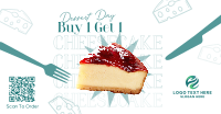 Cheesy Cheesecake Facebook Ad Design