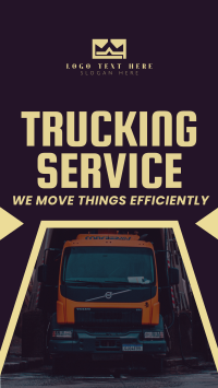Trucking & Logistics Facebook Story Design