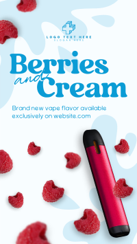 Berries and Cream TikTok video Image Preview