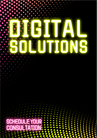 Halftone Solutions Flyer Design