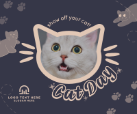 Show off your cat! Facebook Post Design