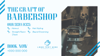 Grooming Barbershop Facebook Event Cover Design