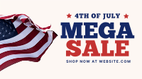 Fourth of July Sale Facebook event cover Image Preview