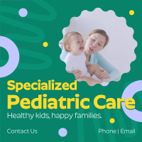 Pediatric Care Instagram Post Design