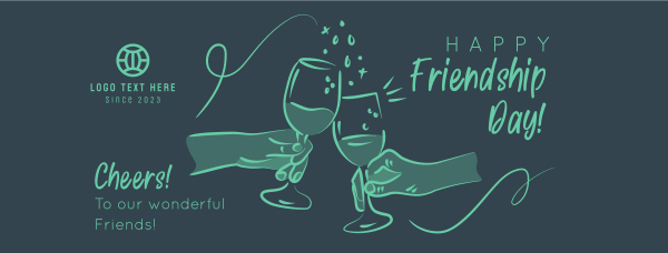 Friendship Day Cheers Facebook Cover Design Image Preview