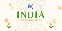 Decorative India Day Twitter post Image Preview