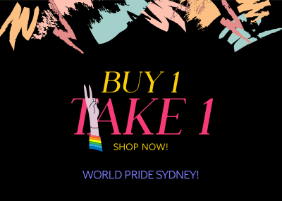 World Pride Sydney Promo Postcard Image Preview