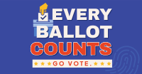 Every Ballot Counts Facebook ad Image Preview