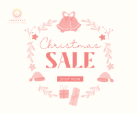 Christmas Wreath Sale Facebook Post Design