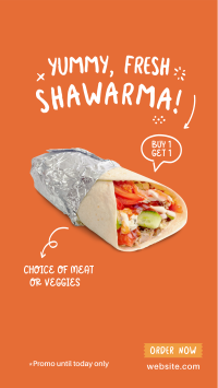 Yummy Shawarma Facebook Story Image Preview