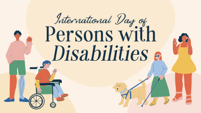 Simple Disability Day Facebook event cover Image Preview