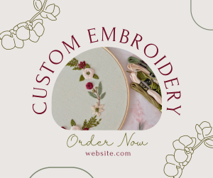 Embroidery Order Facebook post Image Preview