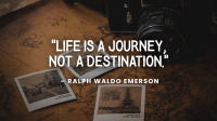 Life is a Journey Facebook Event Cover Design