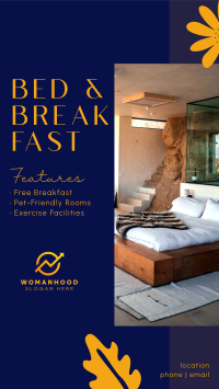 Bed & Breakfast Instagram Story Design