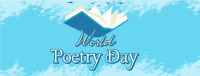 Happy Poetry Day Facebook Cover Design