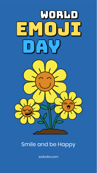 Sunflower Emoji Facebook story Image Preview