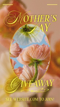 Mother Giveaway Blooms TikTok Video Design