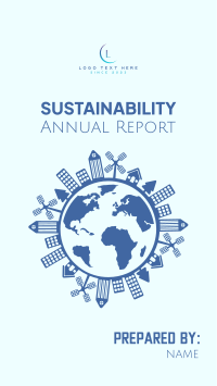 Sustainability Annual Report Facebook Story Design