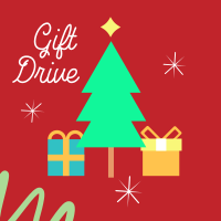 Christmas Gift Drive Instagram Post Design