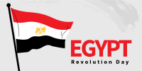 Egypt Flag Brush Twitter Post Image Preview