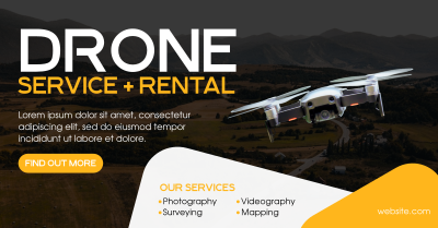 Drone Service Facebook Ad Image Preview