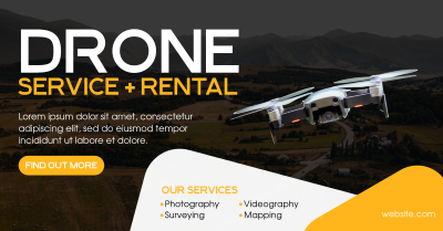 Drone Service Facebook ad Image Preview