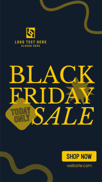 Black Friday Scribble Sale Facebook Story Design
