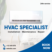 HVAC Specialist Instagram post Image Preview