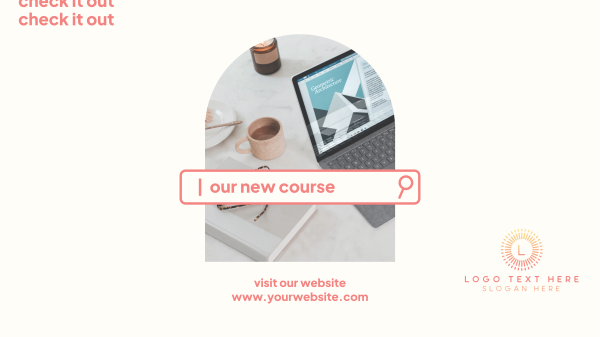 New Course Facebook Event Cover Design Image Preview