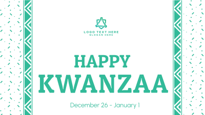 Kwanzaa Cultural Pattern Facebook event cover Image Preview