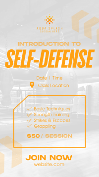 Self-defense Training Class TikTok Video Image Preview