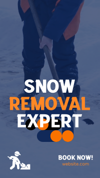 Snow Removal Expert Instagram Reel Design