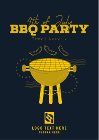 Come at Our 4th of July BBQ Party  Flyer Image Preview