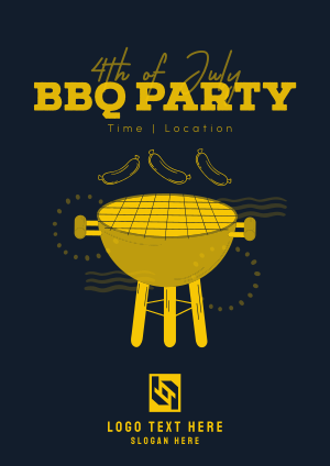 Come at Our 4th of July BBQ Party  Flyer Image Preview