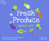 Fresh Market Fest Facebook Post Design