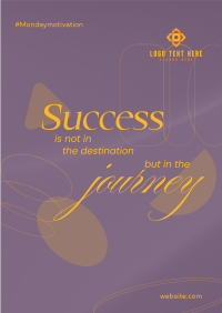 Success Motivation Quote Poster Design
