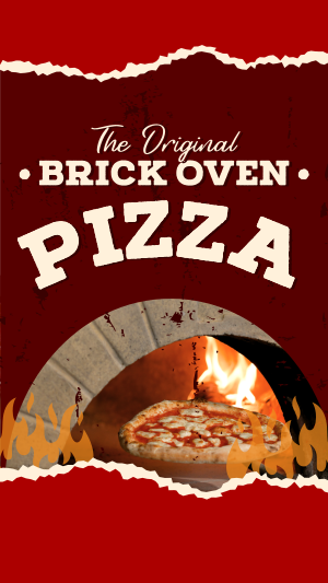 Brick Oven Pizza Facebook story Image Preview