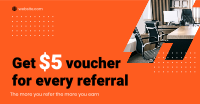 Office Referral Facebook ad Image Preview