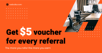 Office Referral Facebook Ad Image Preview