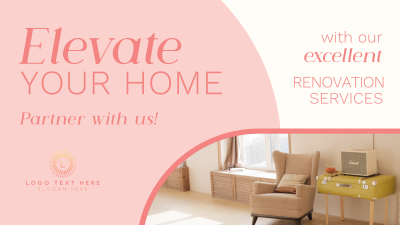 Renovation Elevate Your Space Facebook event cover Image Preview